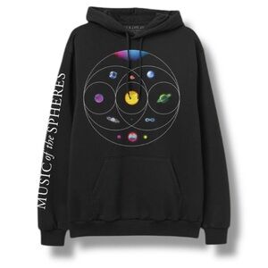 COLDPLAY Music of the Spheres Planet Hoodie Sweatshirt